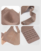 Solid Color Four Rows Adjustable Wireless Women's Bra