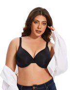 Mesh Curvy Lightly Padded T-Shirt Bra