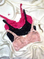 Beautiful Dailywear Net Bra Pack of 3