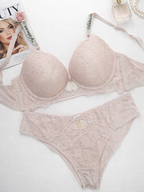 Intimate Elite Thin Padded Bra Underwear Set