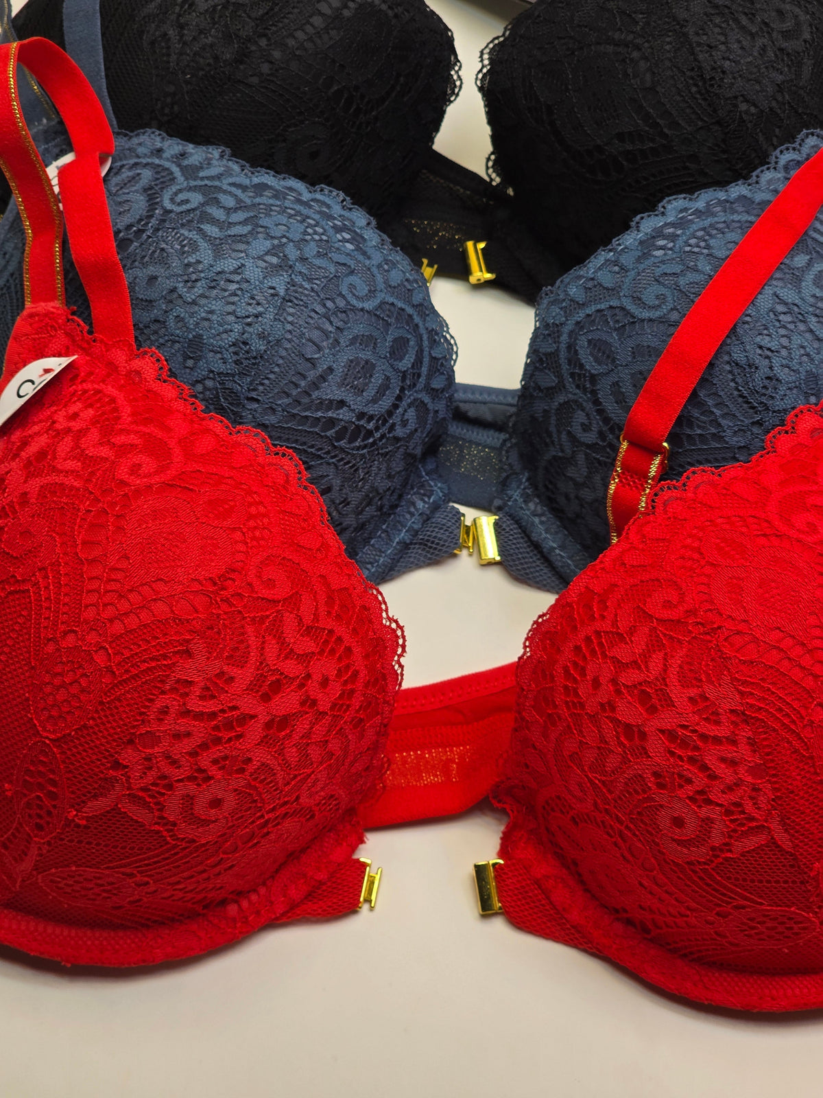 Front Buckle Double Padded Full Coverage Bra
