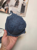Front Buckle Double Padded Full Coverage Bra